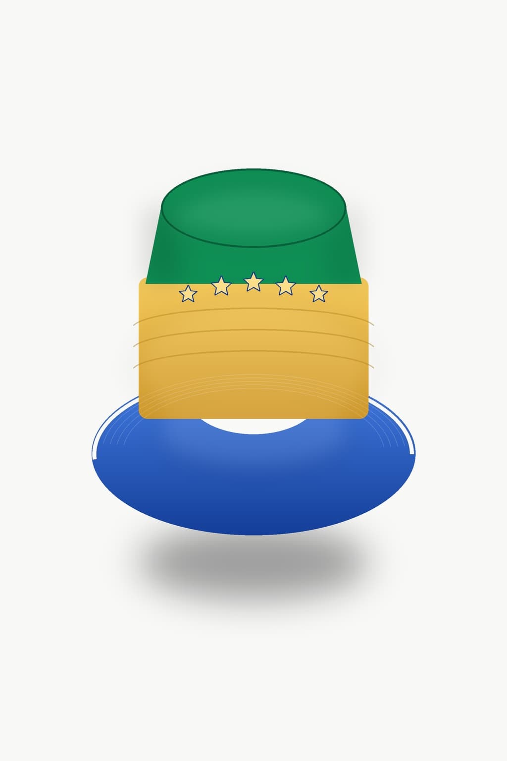 Five Star Generals Brazil Flop Hat